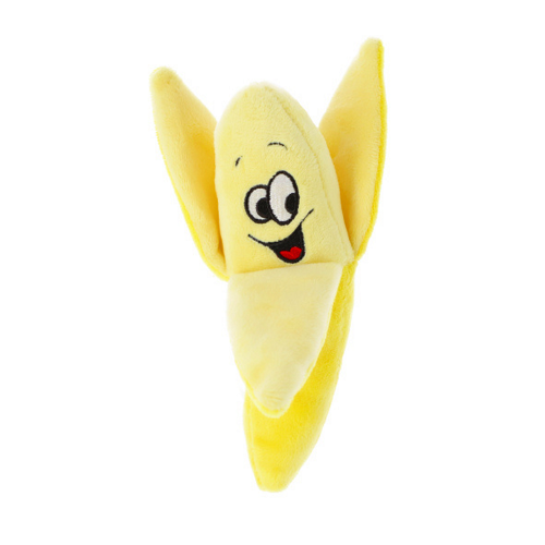 PLUSH DOG TOY - BANANA