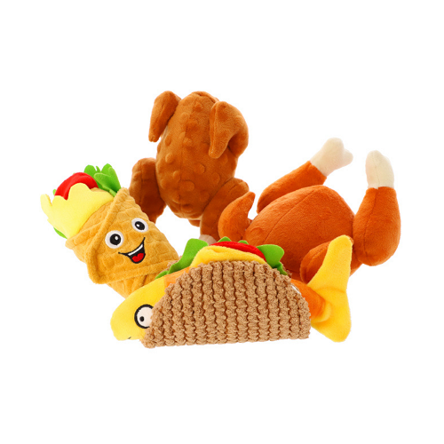 PLUSH DOG TOY - CHICKEN