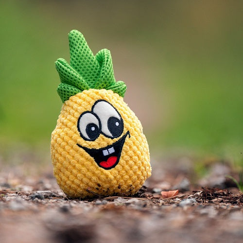 PLUSH DOG TOY - PINEAPPLE