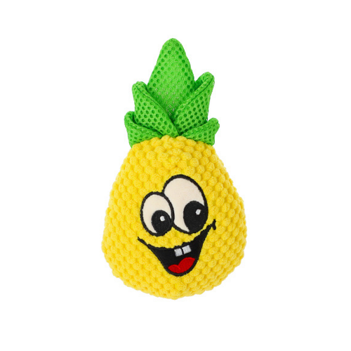 PLUSH DOG TOY - PINEAPPLE