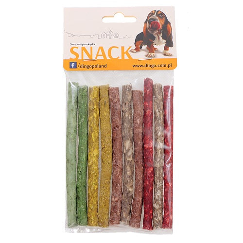 TREATS FOR DOG COLORFUL STICKS 12,5 CM 10 PCS